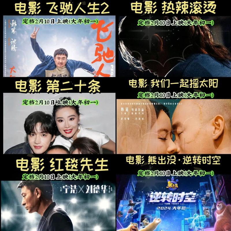 春节上映电影2024排行榜